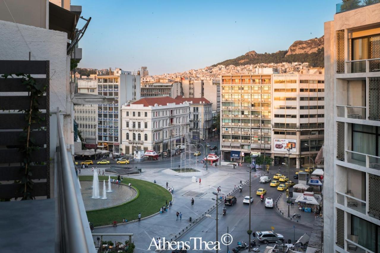 Athensthea Beta Luxury Penthouse Apt In Omonia Eksteriør billede
