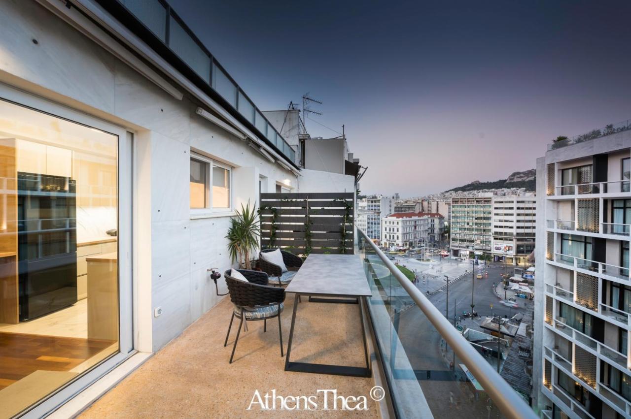 Athensthea Beta Luxury Penthouse Apt In Omonia Eksteriør billede